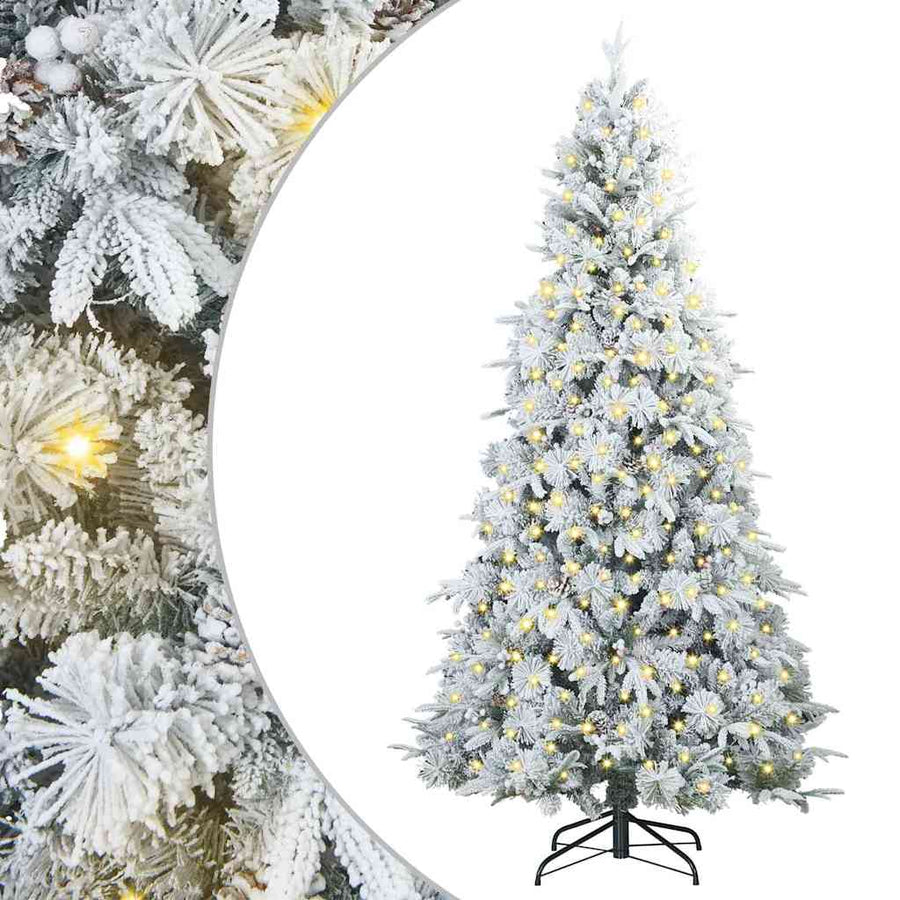 Kunstmatige Inklapbare Kerstboom Groen 210 cm PE en PVC
