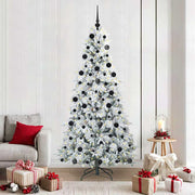 Kerstboom Kunst 210 cm PE PVC wit inklapbaar