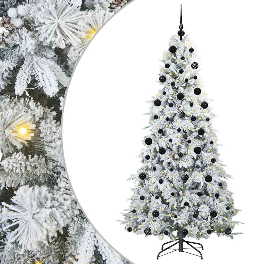 Kunstmatige Inklapbare Kerstboom Groen 210 cm PE en PVC