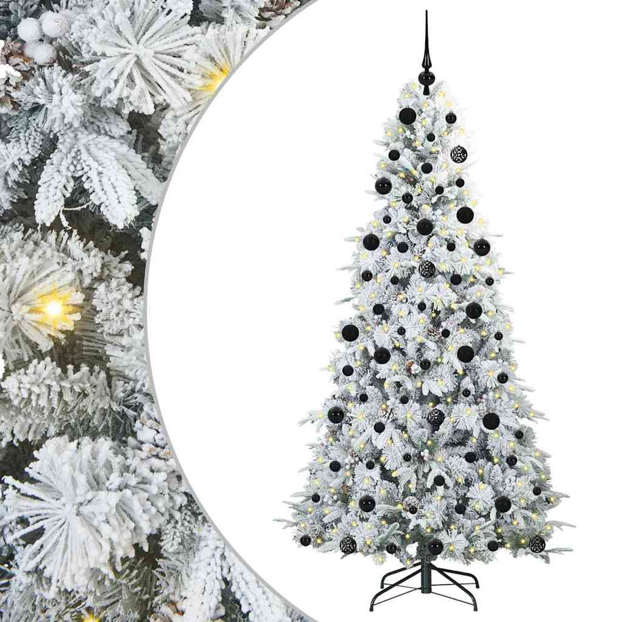 Kunstmatige Inklapbare Kerstboom Groen 210 cm PE en PVC