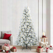 Kerstboom kunst 240 cm wit PE PVC inklapbaar