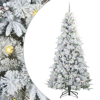 Kunstmatige Inklapbare Kerstboom Groen 240 cm PE en PVC