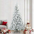 Artificial Foldable Christmas Tree White 240 cm PE and PVC