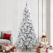 Kerstboom 240 cm wit PE PVC inklapbaar