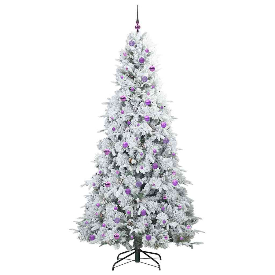 Kunstmatige Inklapbare Kerstboom Groen 240 cm PE en PVC
