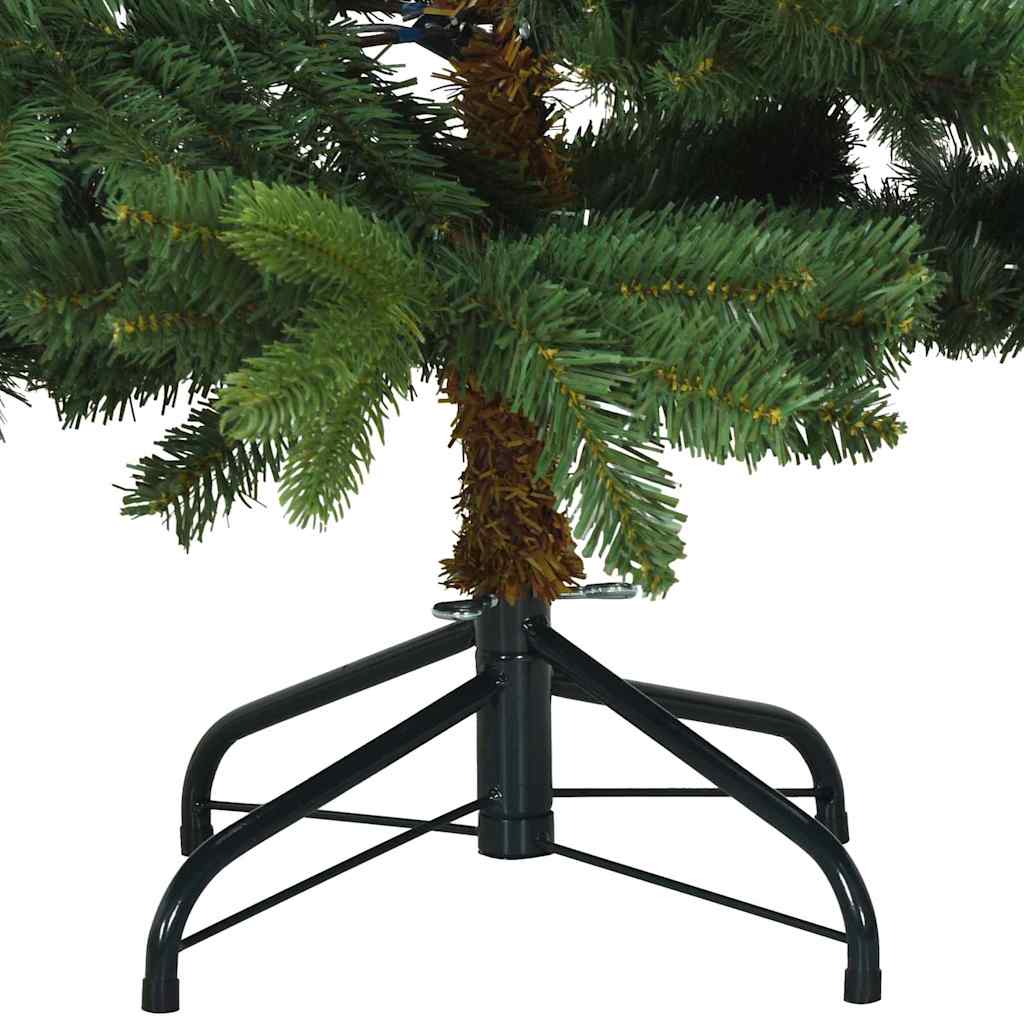 Kunstkerstboom met 150 LED met standaard Groen 120 cm PE en PVC