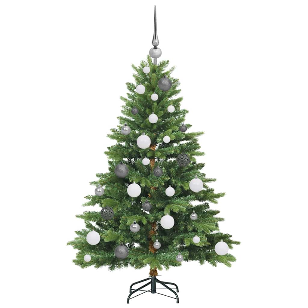 Kunstkerstboom met 150 LED met standaard Groen 120 cm PE en PVC