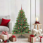 Kunstkerstboom 120 cm met 150 LED Groen