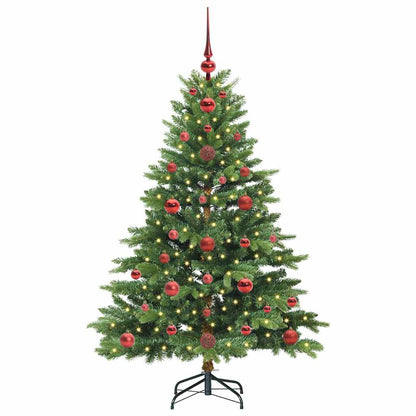 Kunstkerstboom met 150 LED met standaard Groen 120 cm PE en PVC