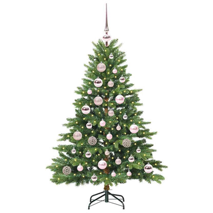 Kunstkerstboom met 150 LED met standaard Groen 120 cm PE en PVC