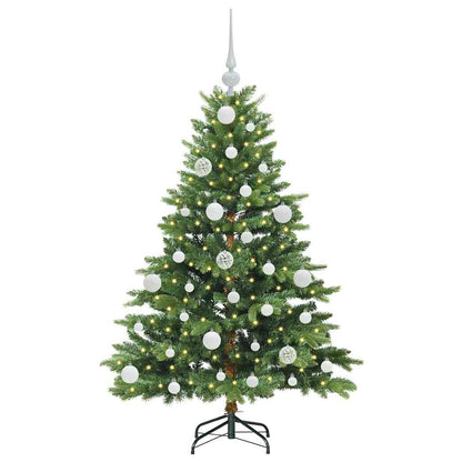 Kunstkerstboom met 150 LED met standaard Groen 120 cm PE en PVC