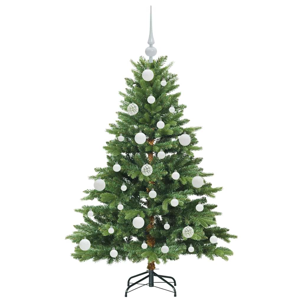 Kunstkerstboom met 150 LED met standaard Groen 120 cm PE en PVC