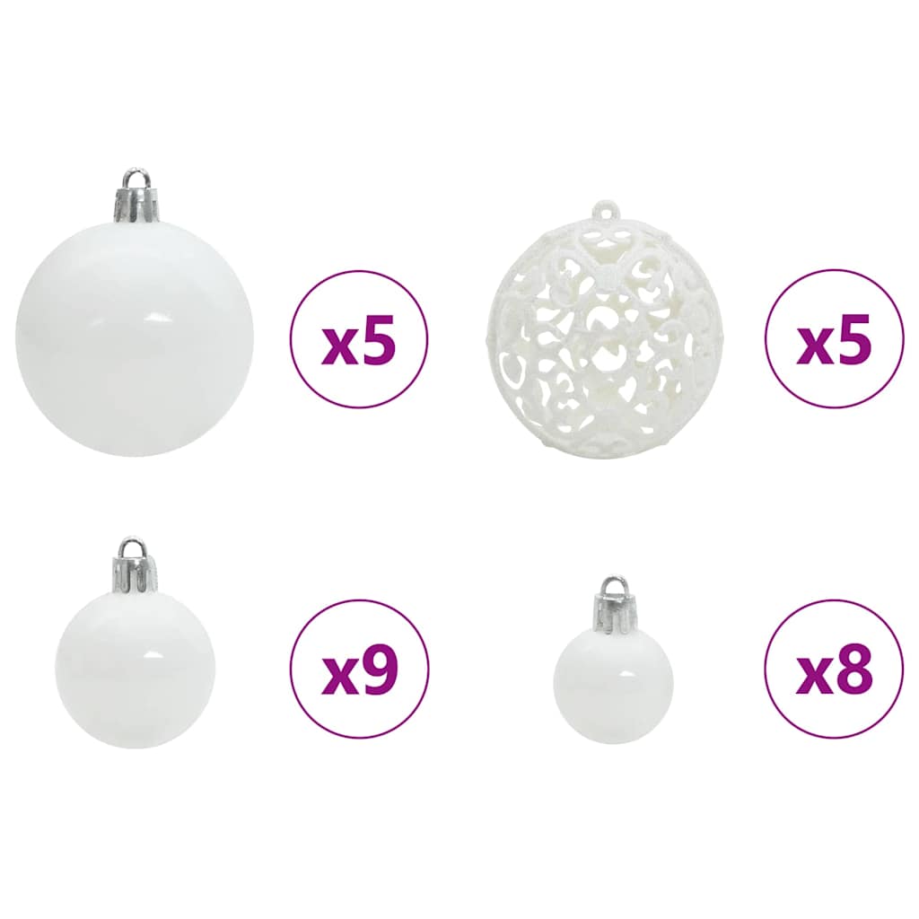Kunstkerstboom met 150 LED met standaard Groen 120 cm PE en PVC