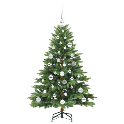 Kunstkerstboom met 150 LED met standaard Groen 120 cm PE en PVC