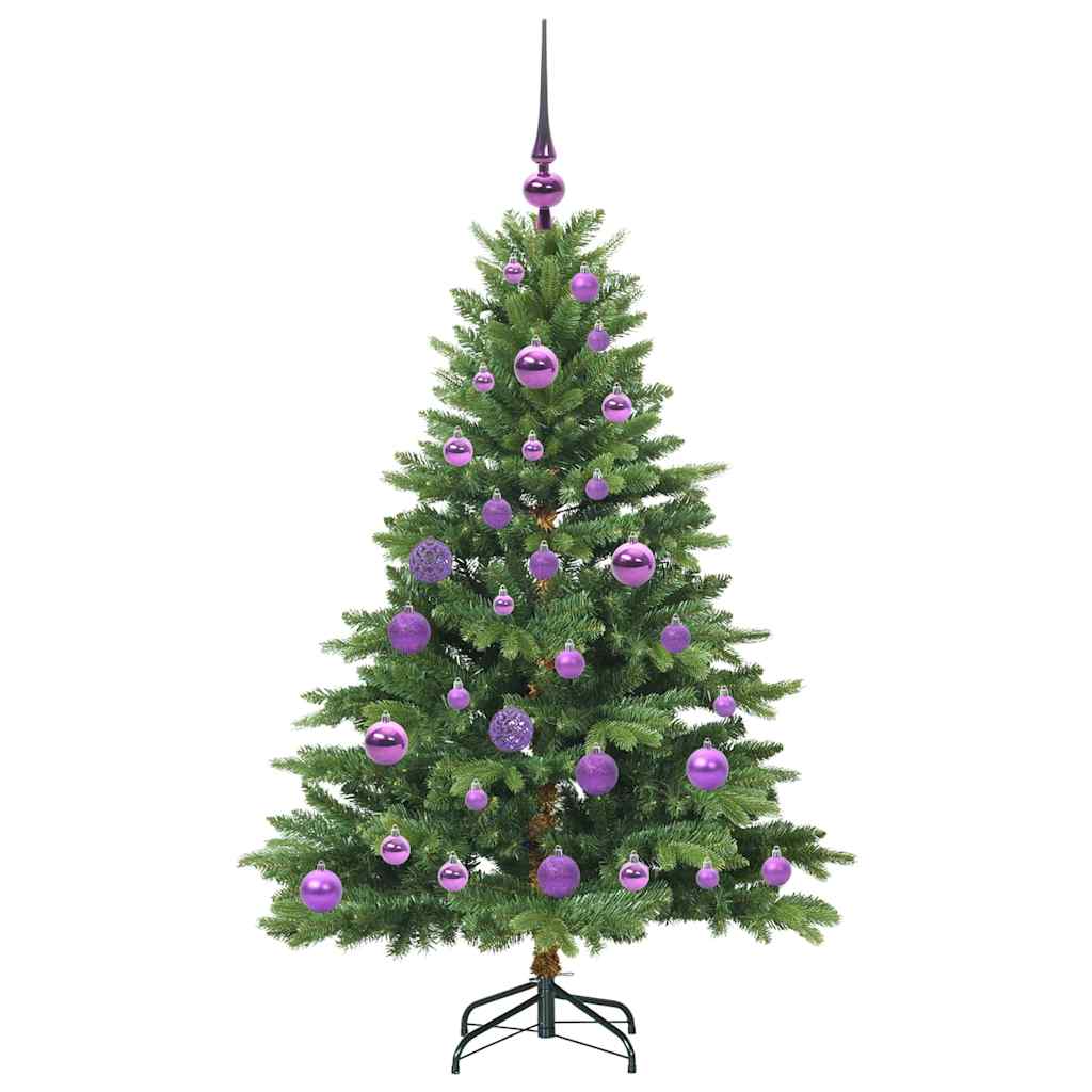 Kunstkerstboom met 150 LED met standaard Groen 120 cm PE en PVC