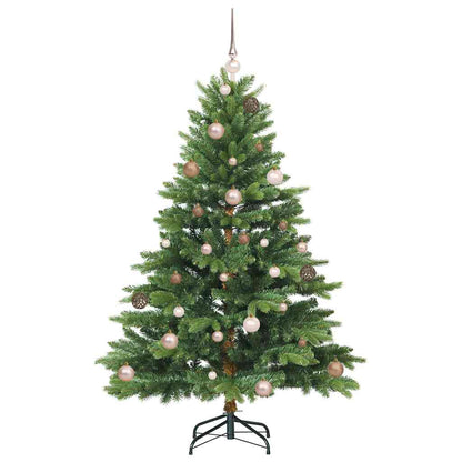 Kunstkerstboom met 150 LED met standaard Groen 150 cm PE en PVC
