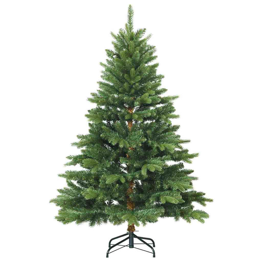 Kunstkerstboom met 150 LED met standaard Groen 150 cm PE en PVC