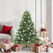 Kunstkerstboom 150 cm groen met 150 LED