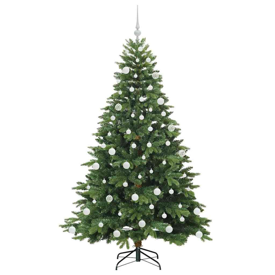 Kunstkerstboom met 300 LED met standaard Groen 180 cm PE en PVC