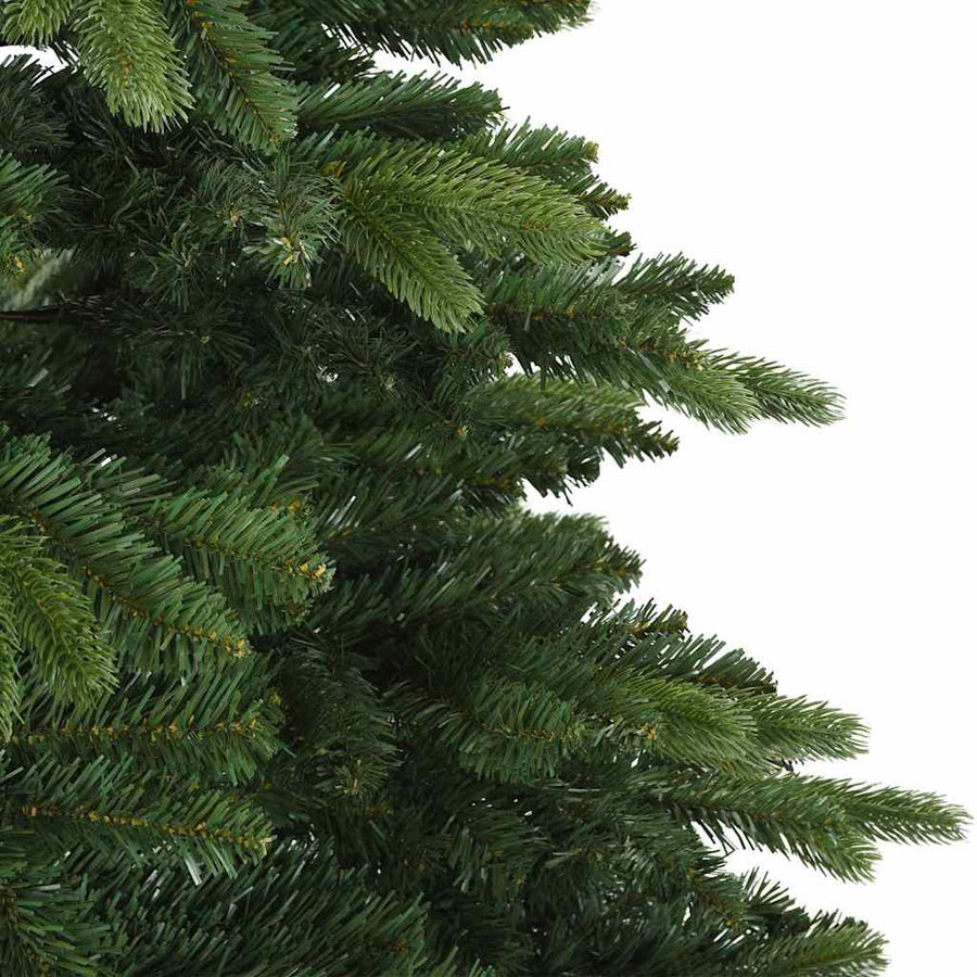 Kunstkerstboom met 300 LED met standaard Groen 210 cm PE en PVC