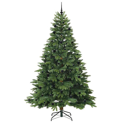 Kunstkerstboom met 300 LED met standaard Groen 240 cm PE en PVC