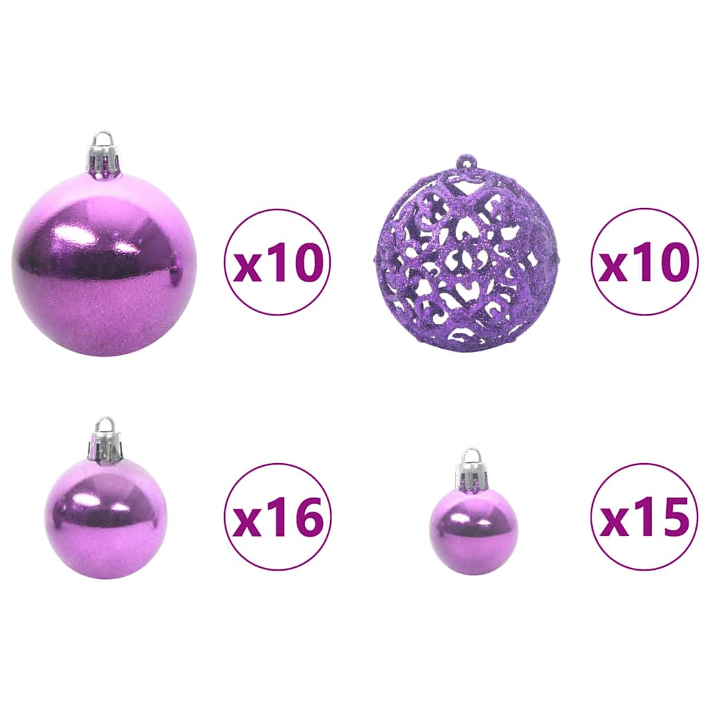 Kunstkerstboom met 300 LED met standaard Groen 240 cm PE en PVC