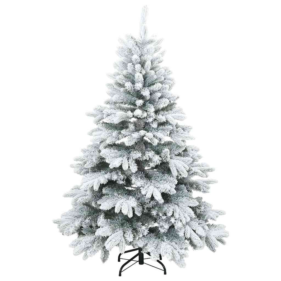 Kunstkerstboom met 150 LED met standaard Wit 120 cm PE en PVC