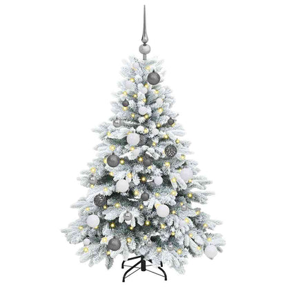 Kunstkerstboom met 150 LED met standaard Groen 120 cm PE en PVC