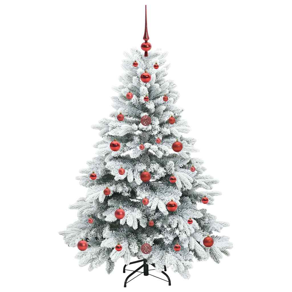 Kunstkerstboom met 150 LED met standaard Groen 120 cm PE en PVC
