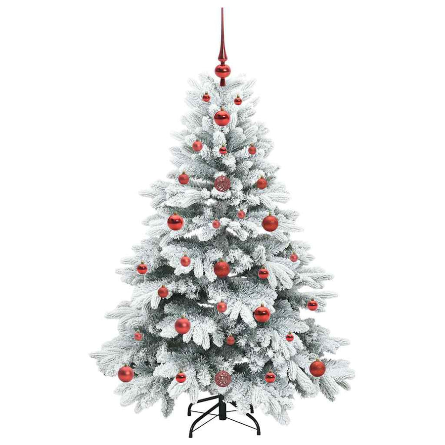 Kunstkerstboom met 150 LED met standaard Groen 120 cm PE en PVC