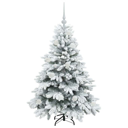 Kunstkerstboom met 150 LED met standaard Groen 120 cm PE en PVC