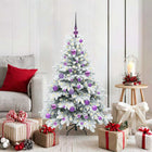 Kunstkerstboom 120 cm met 150 LED wit PE/PVC
