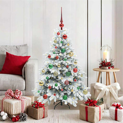 Kunstkerstboom met 150 LED met standaard Groen 120 cm PE en PVC