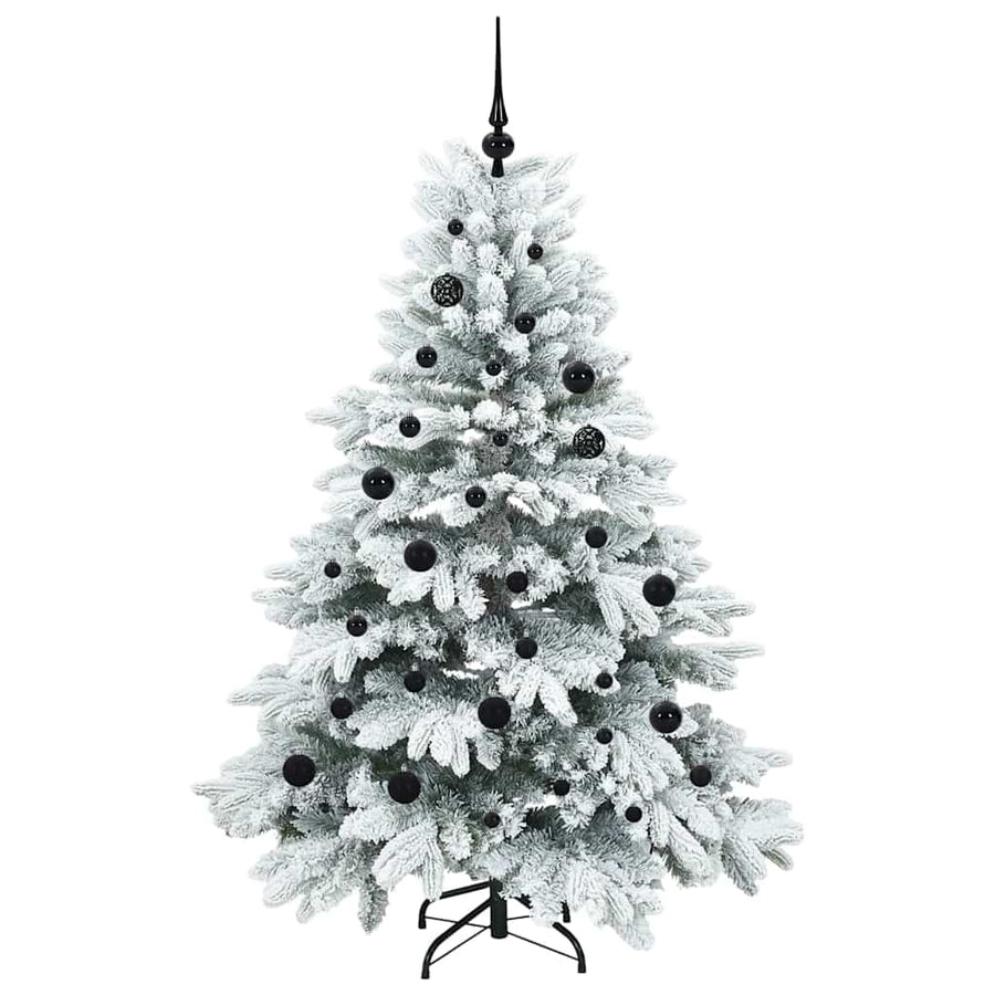 Kunstkerstboom met 150 LED met standaard Groen 150 cm PE en PVC