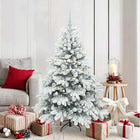 Kunstkerstboom 150 cm 150 LED wit PE PVC