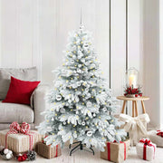 Kunstkerstboom 150 cm wit met 150 LED