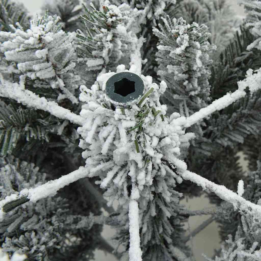 Kunstkerstboom met 300 LED met standaard Groen 180 cm PE en PVC