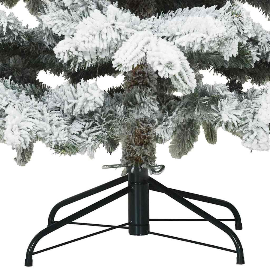 Kunstkerstboom met 300 LED met standaard Wit 180 cm PE en PVC