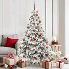 Kunstkerstboom 180 cm wit met 300 LED