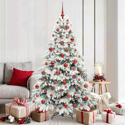 Kunstkerstboom met 300 LED met standaard Groen 180 cm PE en PVC