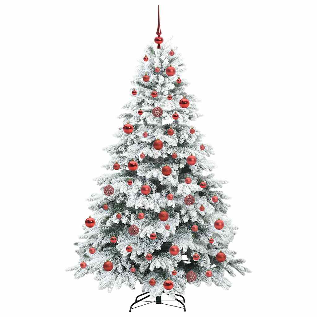 Kunstkerstboom met 300 LED met standaard Groen 180 cm PE en PVC