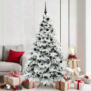 Kunstkerstboom 180 cm wit met 300 LED