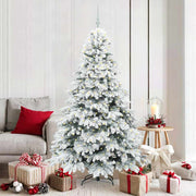 Kunstkerstboom 180 cm wit met 300 LED