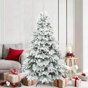 Kunstkerstboom 180 cm wit met 300 LED