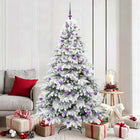 Kunstkerstboom 180 cm wit met 300 LED