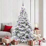 Kunstkerstboom 180 cm wit met 300 LED