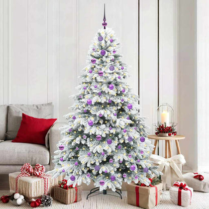 Kunstkerstboom met 300 LED met standaard Groen 180 cm PE en PVC