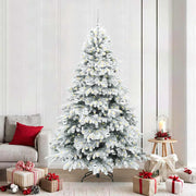 Kunstkerstboom wit 210 cm met 300 LED