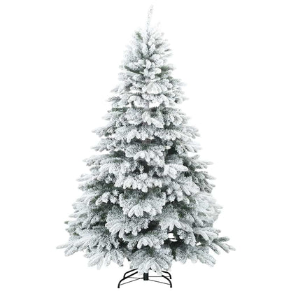 Kunstkerstboom met 300 LED met standaard Groen 240 cm PE en PVC