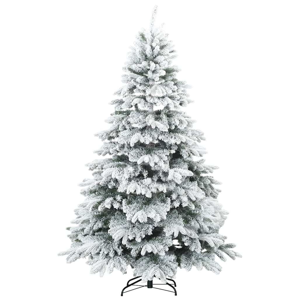 Kunstkerstboom met 300 LED met standaard Wit 240 cm PE en PVC
